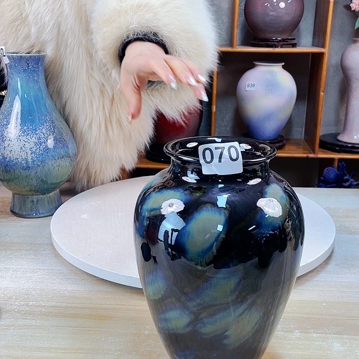 摆件蔷*花070 景德镇陶瓷艺术精品