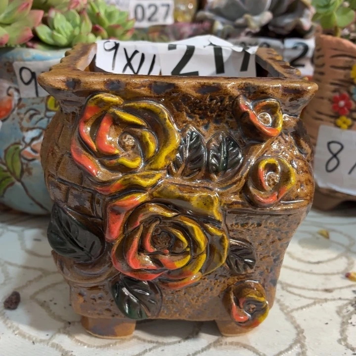 多肉花盆满15包邮