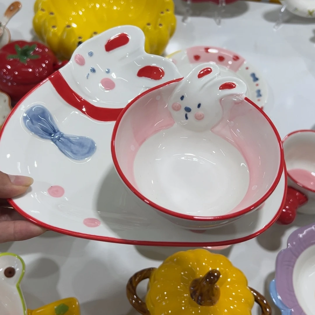 摆件高温陶瓷釉下彩正品！