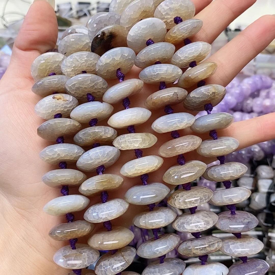 玛瑙/玉髓未镶嵌珠宝半成品卡二十玛瑙一条