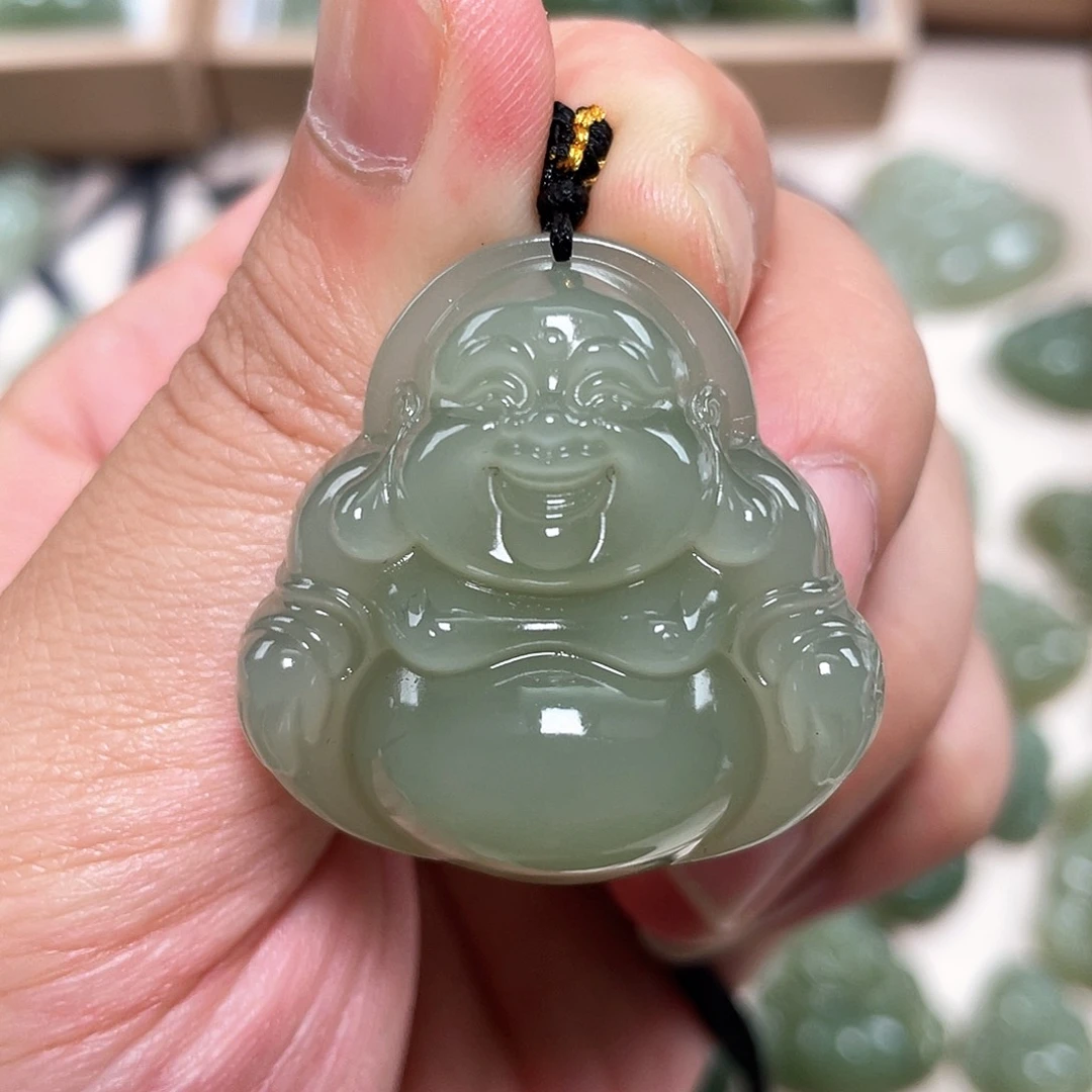 和田玉未镶嵌吊坠(不含链)35