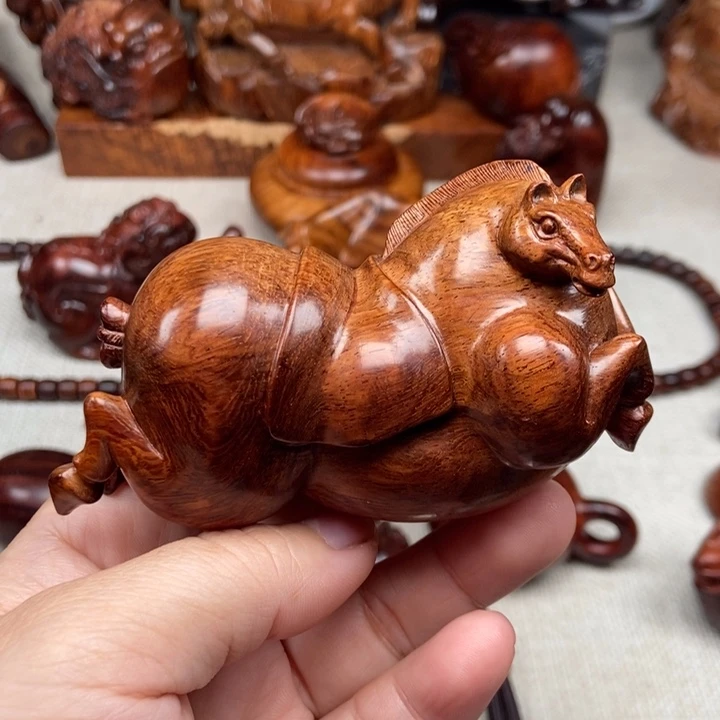 知***乐把件黄花梨/降香黄檀