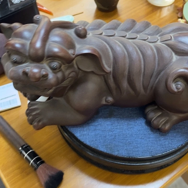 老***三紫砂茶宠紫砂老货貔貅茶宠摆件