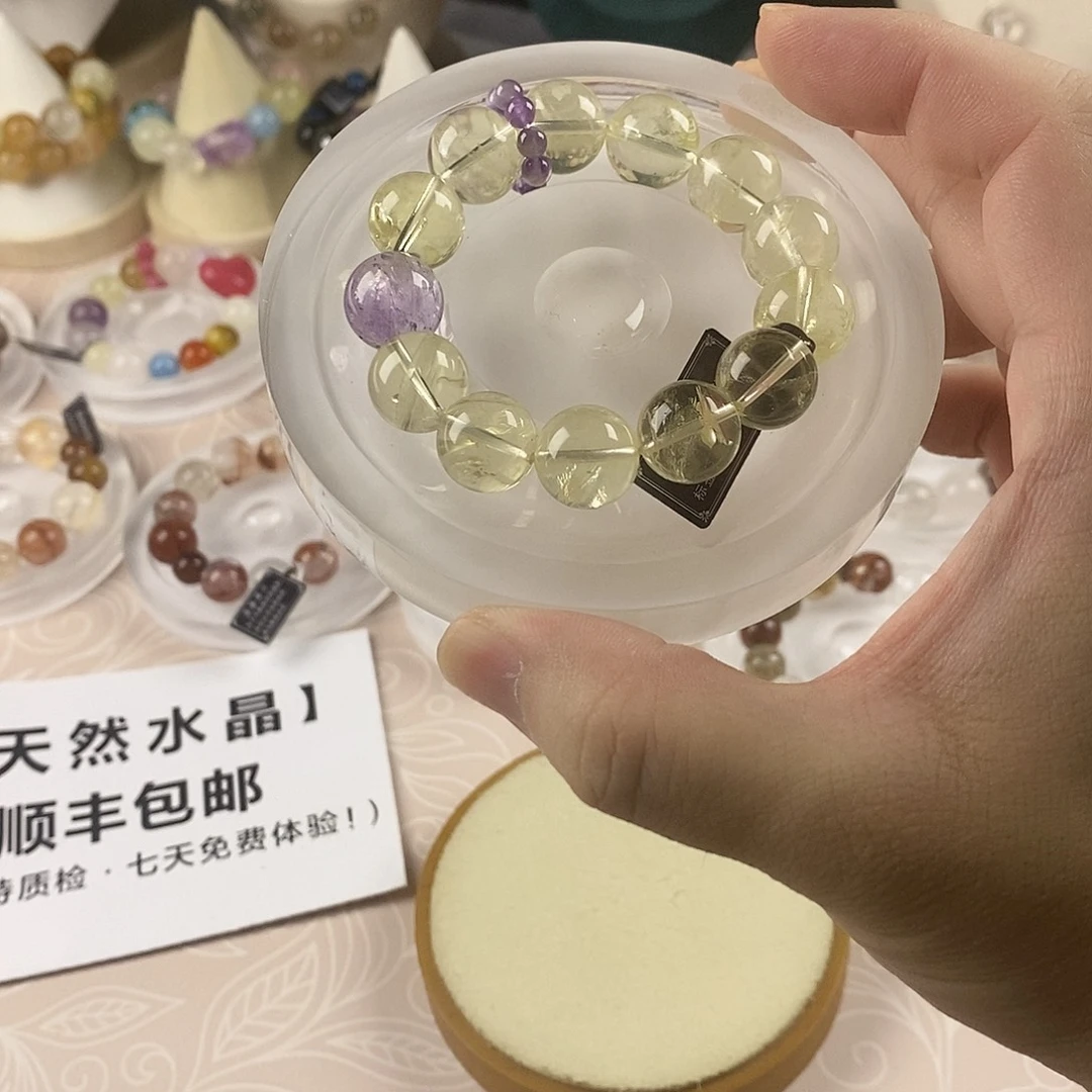 银S925镶嵌手链水晶