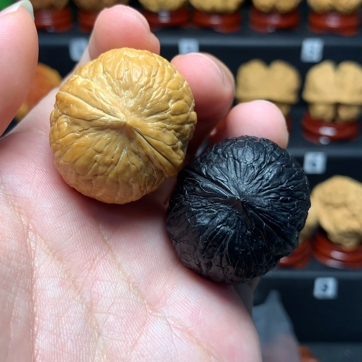 文玩核桃把件金*帅高端