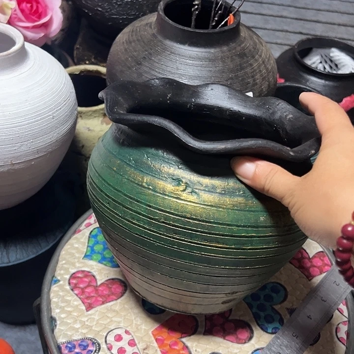 微瑕土陶默认打孔高15口19