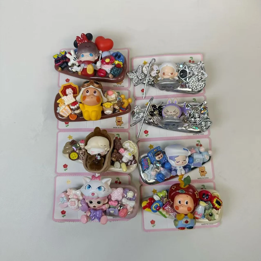 预团（15天内发）柒柒工艺创意个性潮流DIY 萌粒发夹