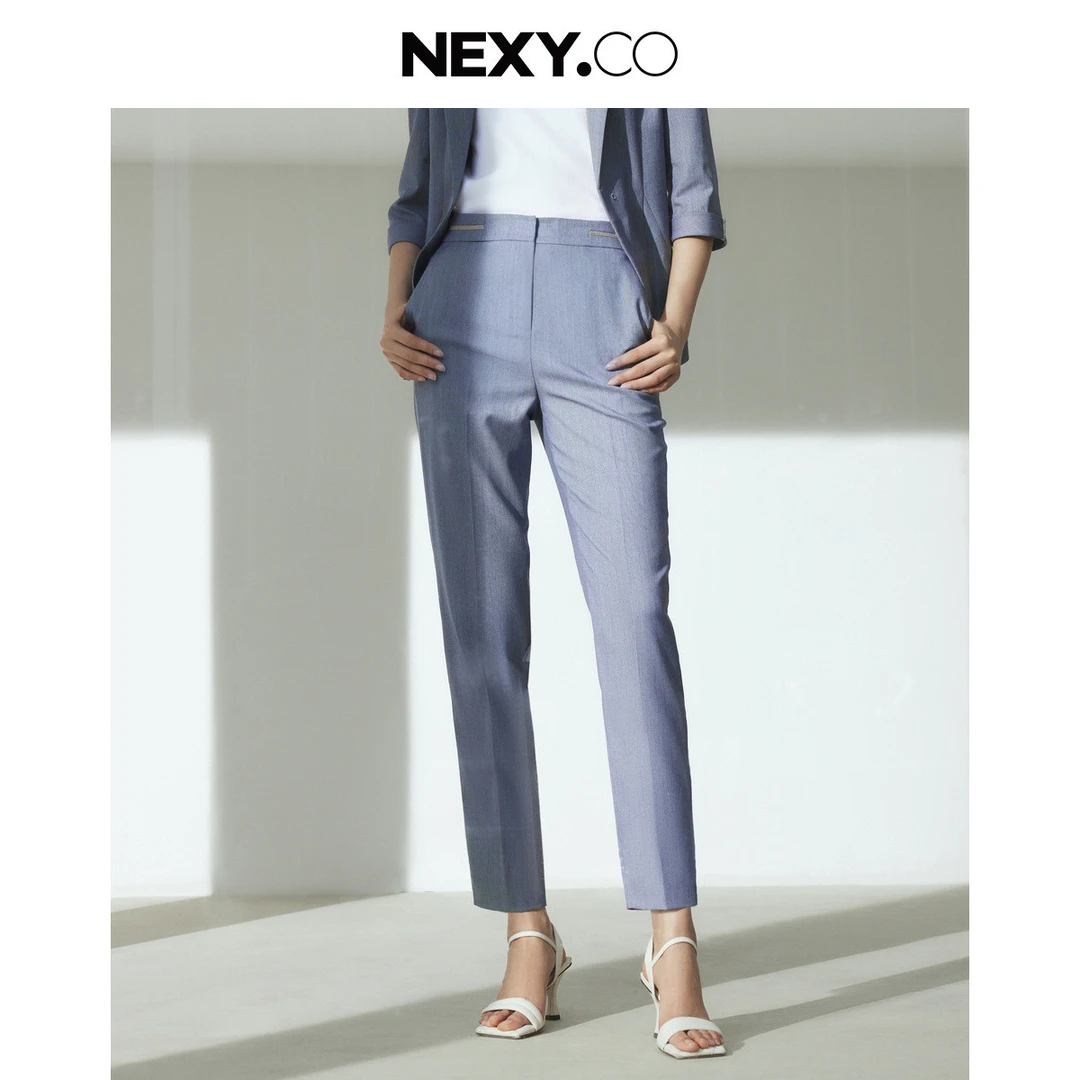 【丽公主专属】春夏气质通勤直筒西裤女显瘦显高XV02136