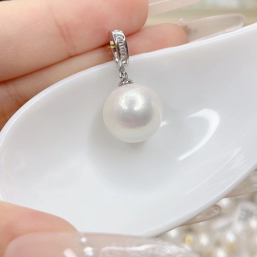 淡水珍珠未镶嵌吊坠(赠链)