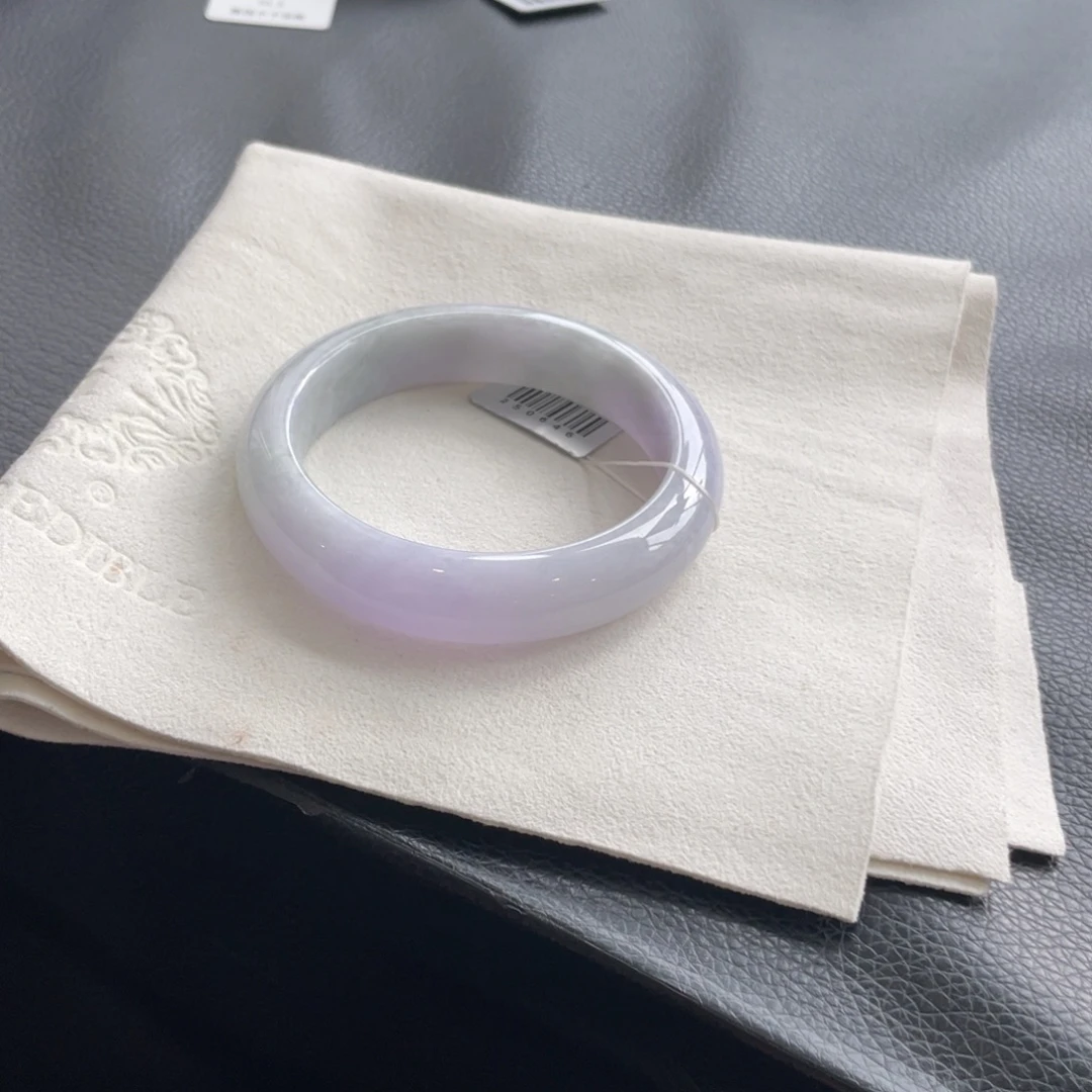 翡翠未镶嵌手镯纹裂59