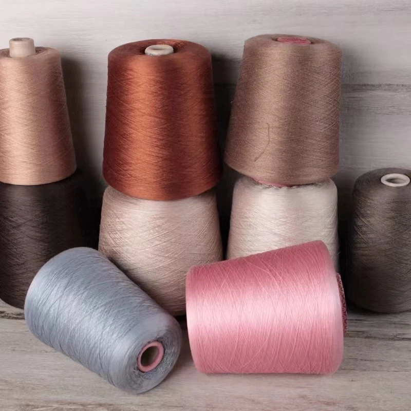 （尾货）A夏季棉线蕾丝蚕丝天丝莱赛尔亮片亮丝真丝桶装线