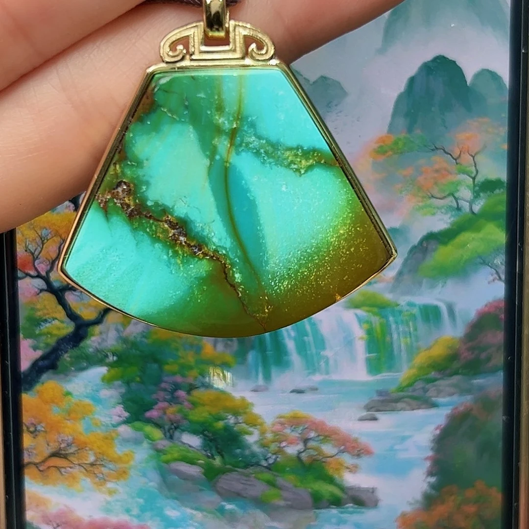 绿松石珠宝奇石未镶嵌