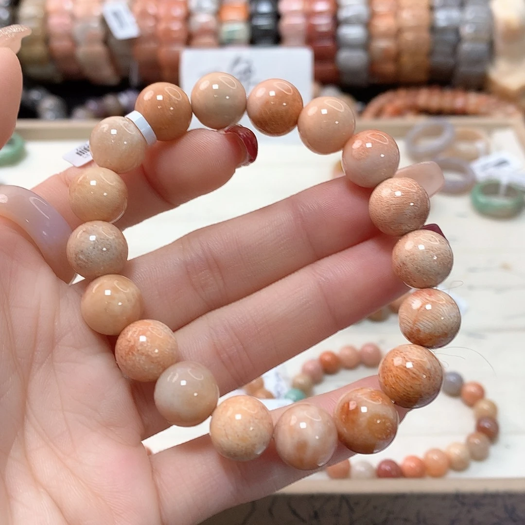 硅化珊瑚（珊瑚玉）手链未镶嵌聿*801