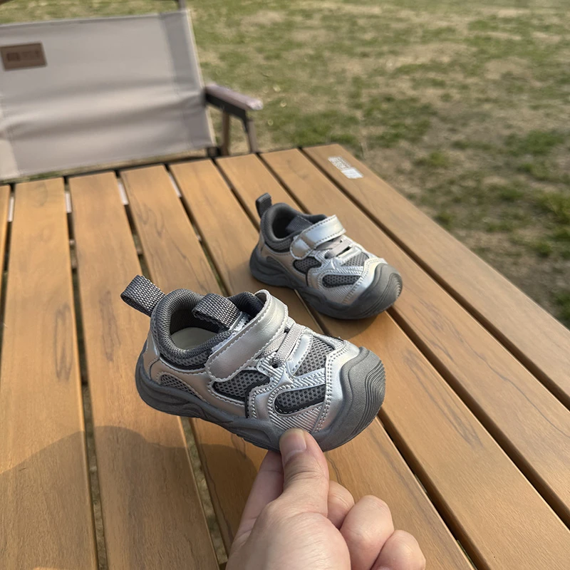 夏季女宝宝运动鞋网面透气儿童软底学步鞋韩版百搭男童鞋子女童鞋