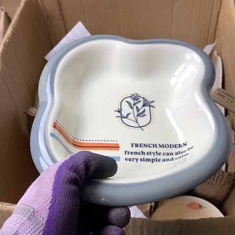 盘陶瓷制品满25拼单发货默认微瑕