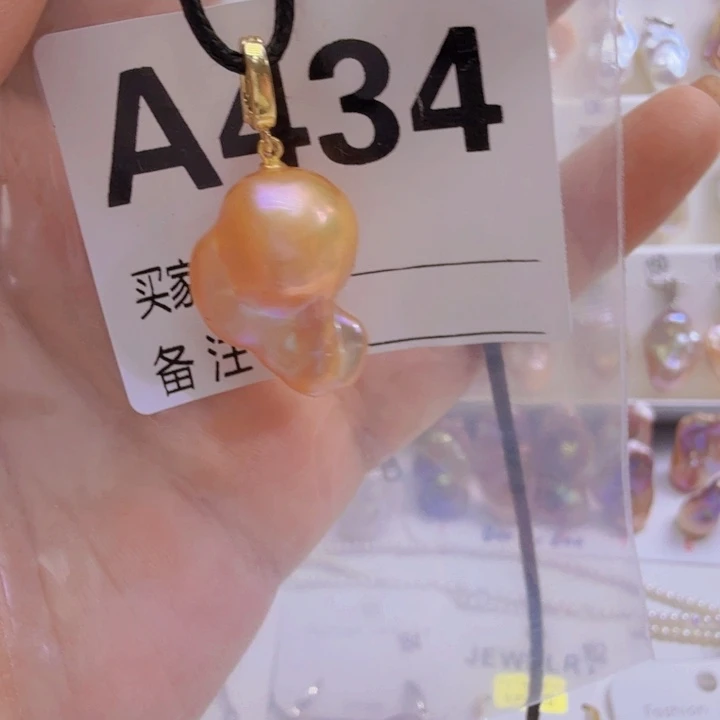 淡水珍珠银S925镶嵌颈饰