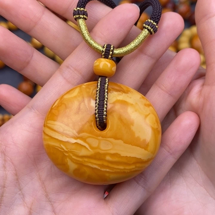 蜜蜡未镶嵌裸石蜜蜡M