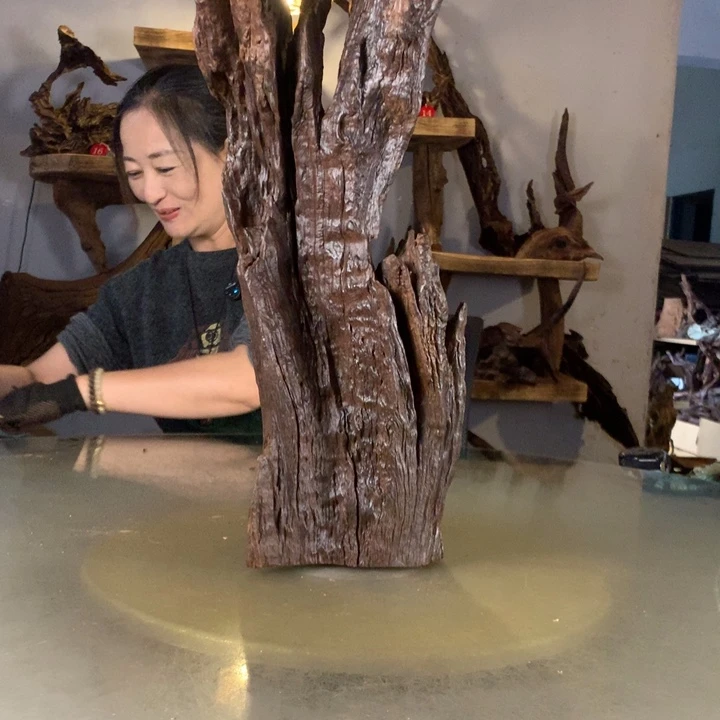 D***y天然的云南紫柚木会黄水