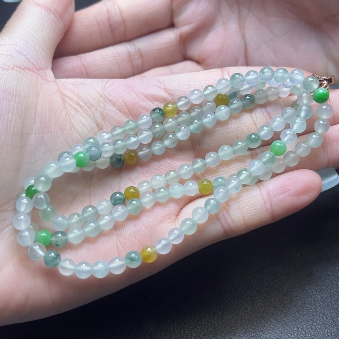 翡翠未镶嵌颈饰缅甸翡翠卡4.6