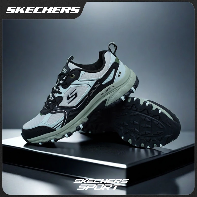 【高端户外鞋】斯凯奇秋季透气舒适休闲男鞋缓震运动鞋237754C