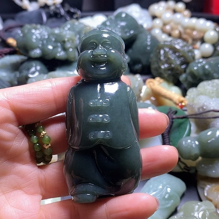 未镶嵌手链和田玉宝**老