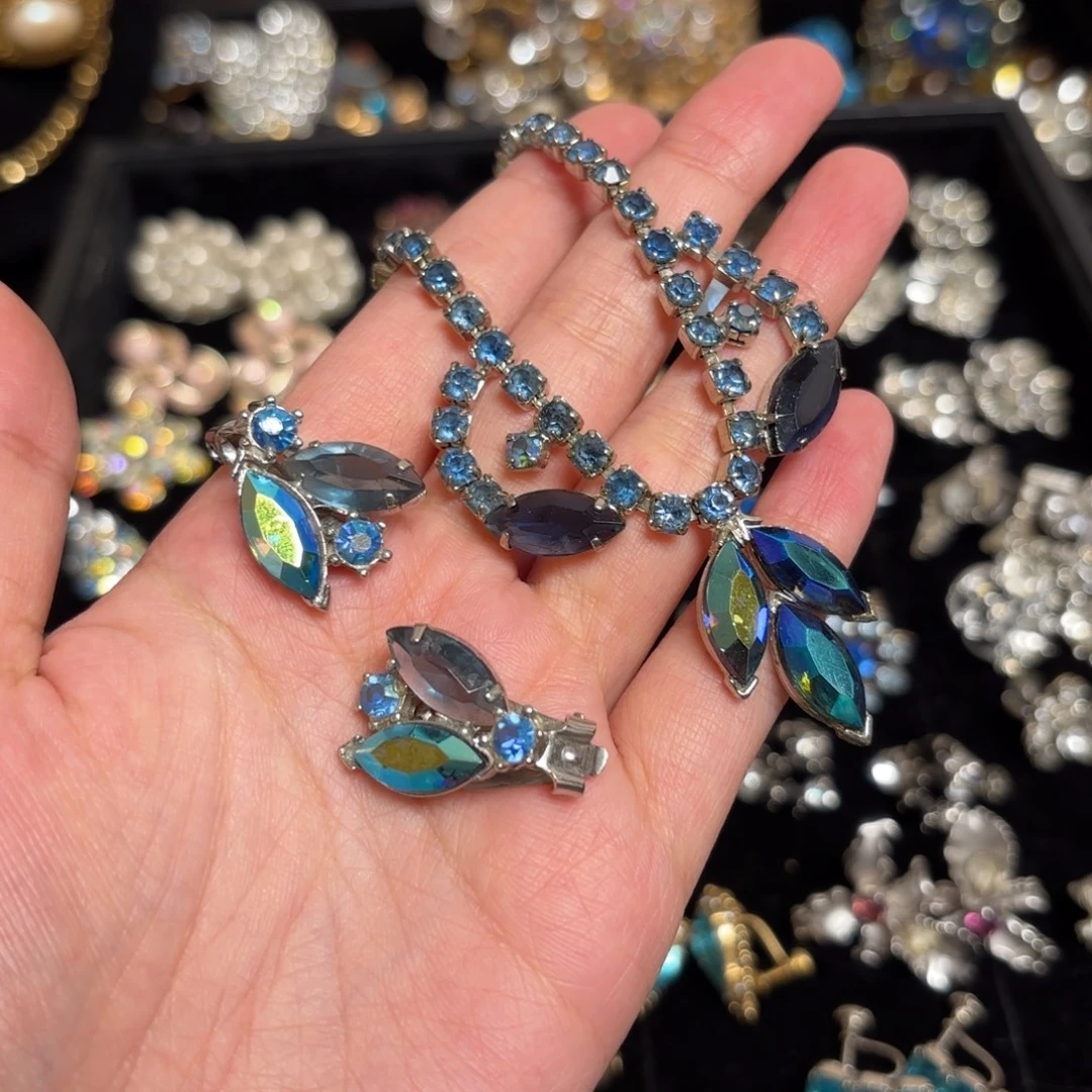 锆石纯铜合金莱茵石套装