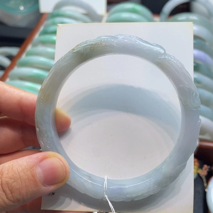 未镶嵌手镯翡翠翡翠手镯61圈口