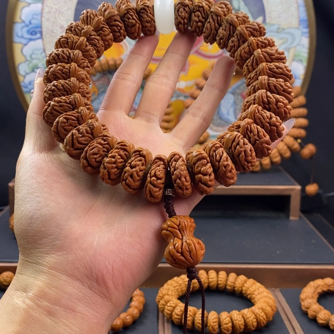 桃核手串龙纹桃核矮刺
