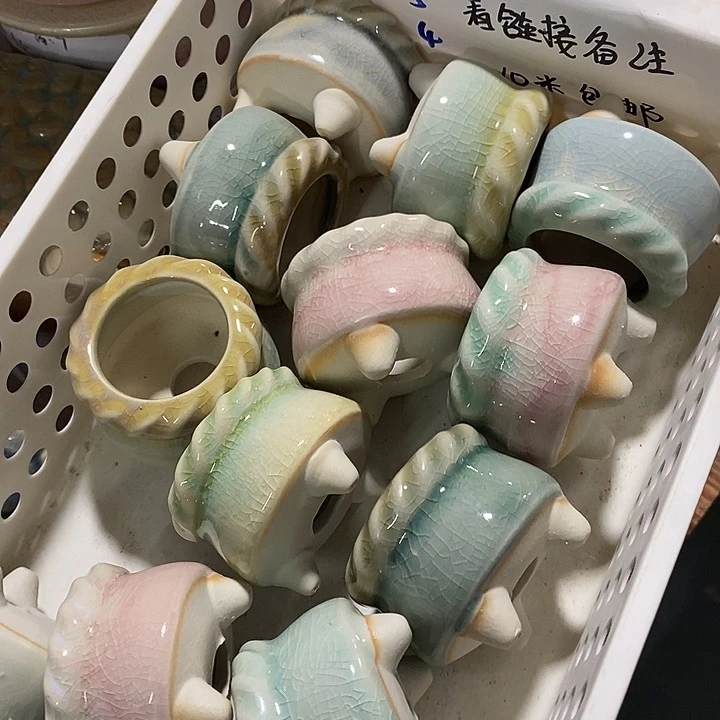 红陶【满10米包邮默认微瑕疵】4个浮力