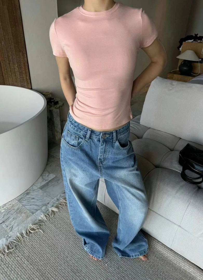 菜花 福（1ch68721#）全员自留款！人手两件短款T恤 6-12