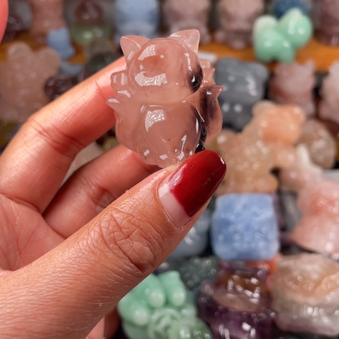 金丝立体九尾狐小手把