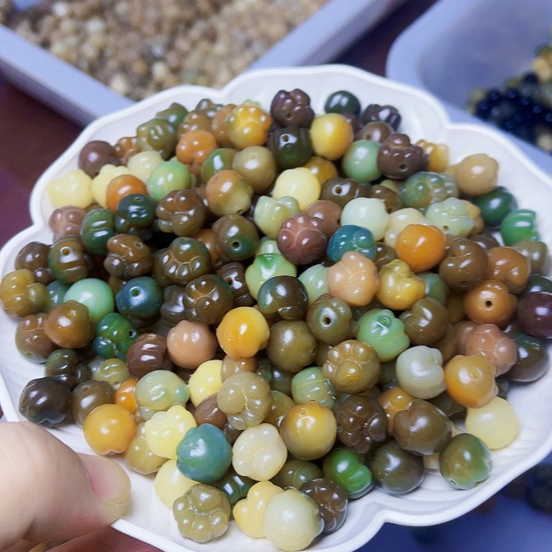 白玉菩提吊坠白玉菩提12精品雕刻猫爪10颗卡灯牌宠10颗