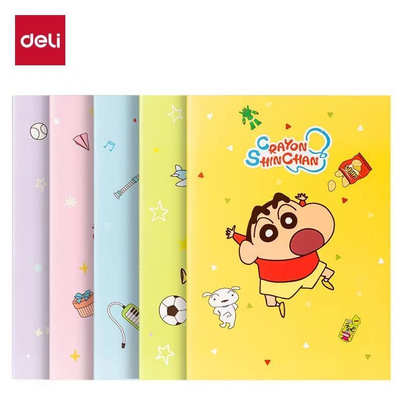 LB201/LB202   得力蜡笔小新笔记本A5/B5【到手2包（20本）】