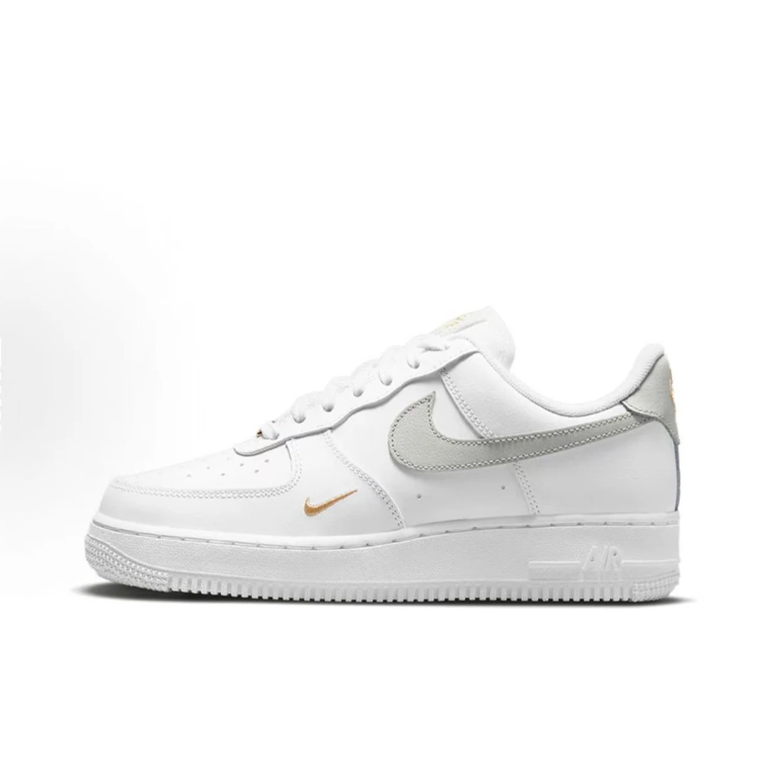 KN经典男女鞋Air Force 1 07 白黑金钩抹茶百搭轻便运动休闲板鞋