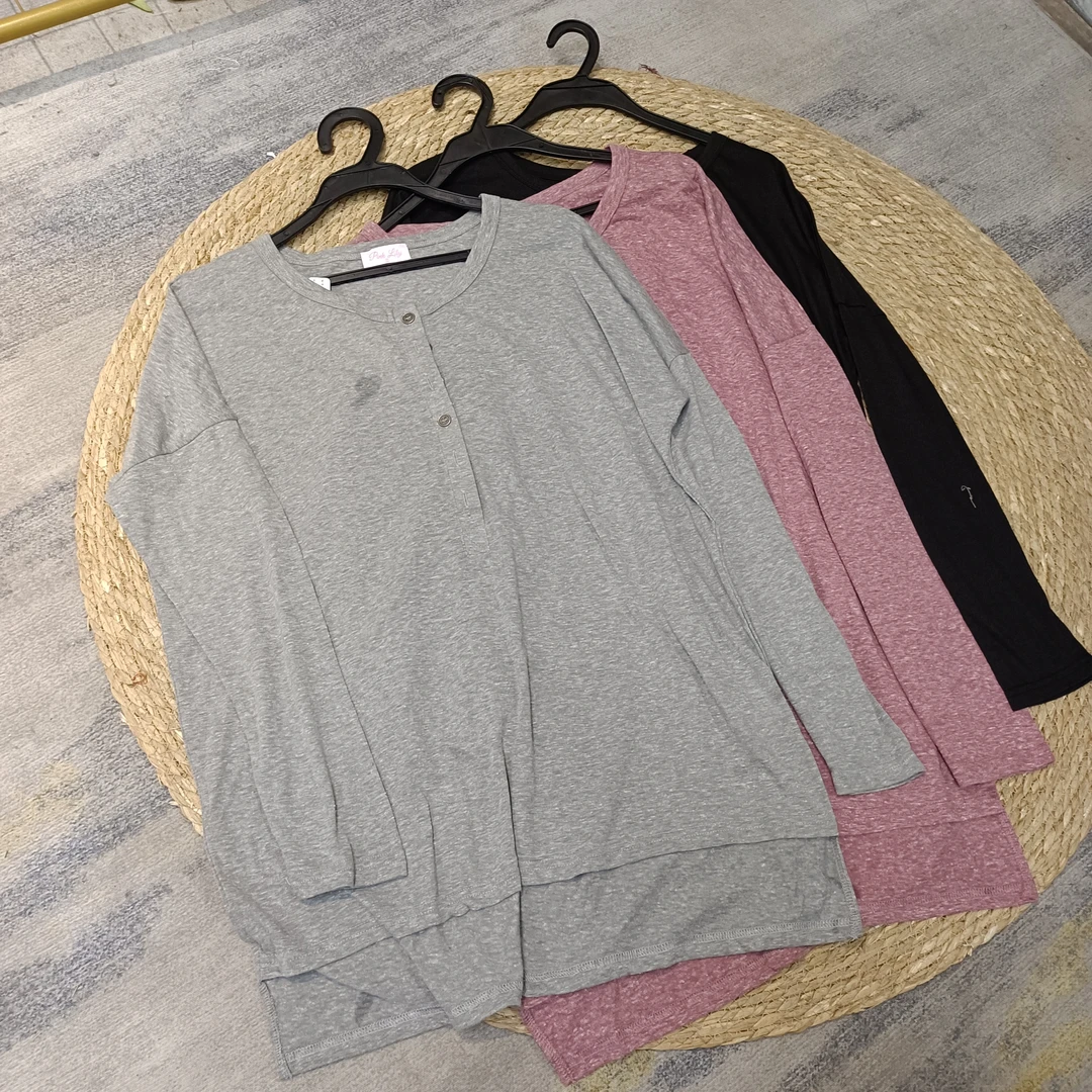 唯琳剪标   8仓B7-2-3313款   圆领长袖上衣