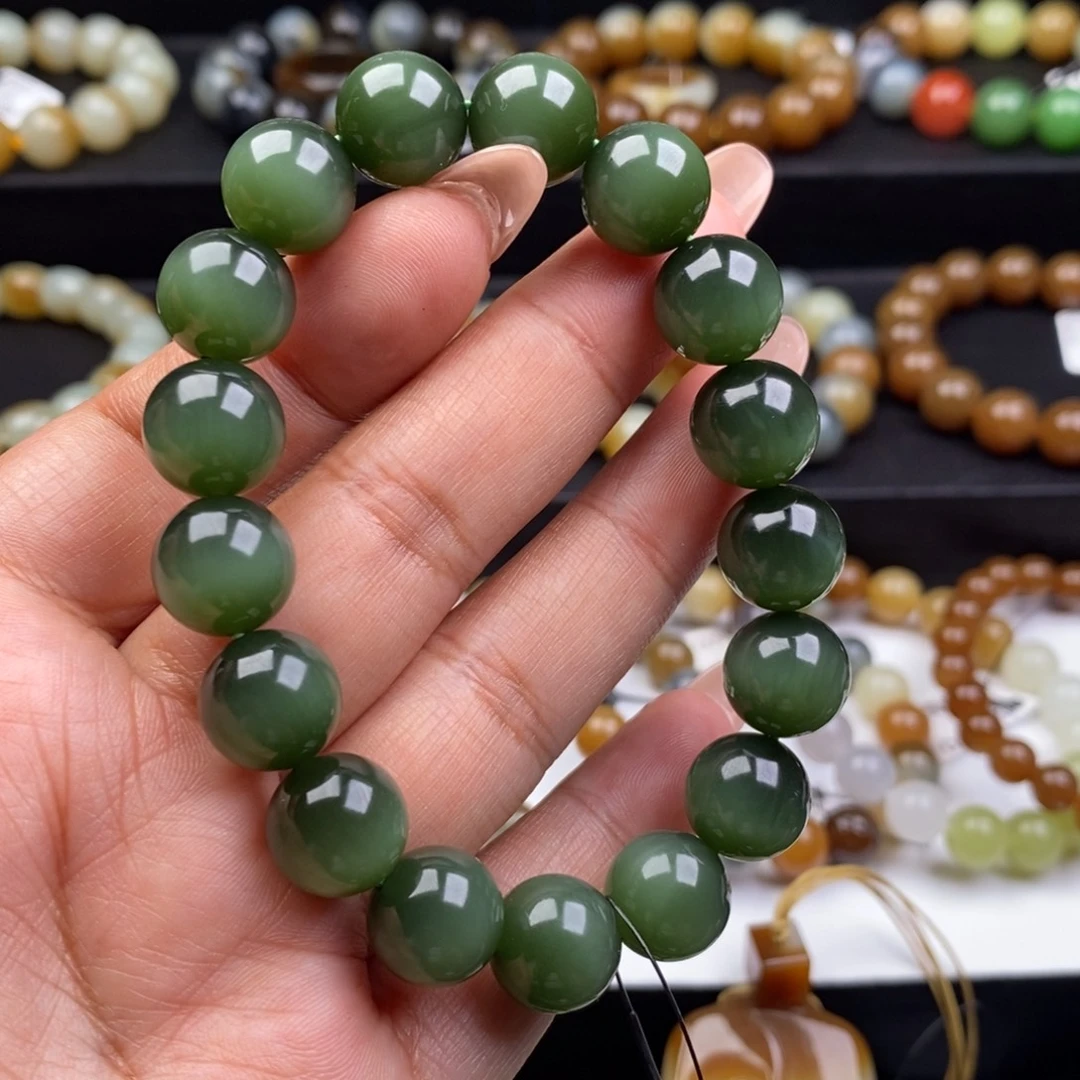 和田玉未镶嵌手链