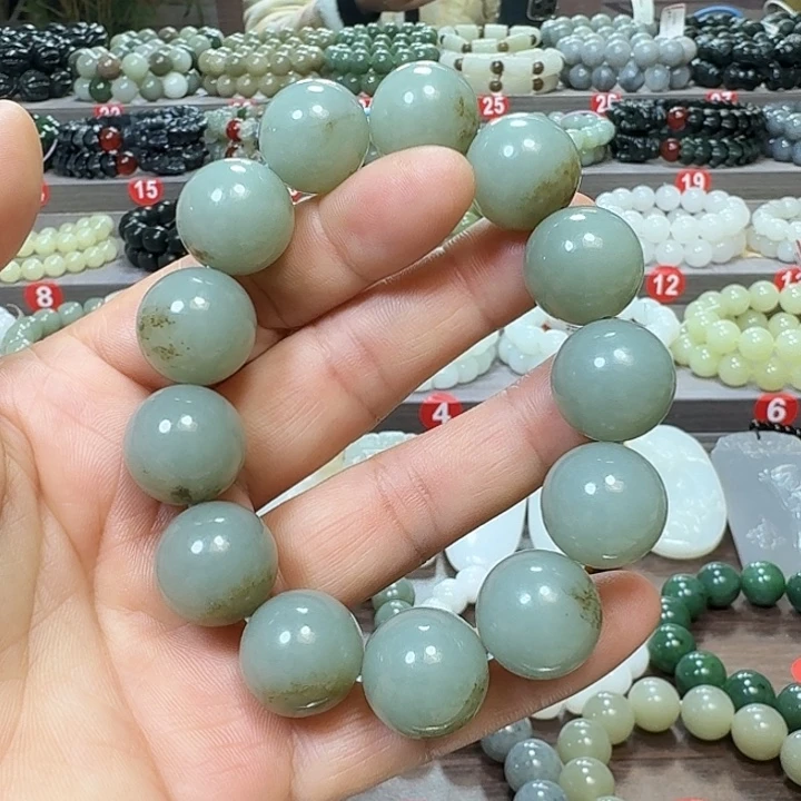 未镶嵌手链和田玉俄料卡17