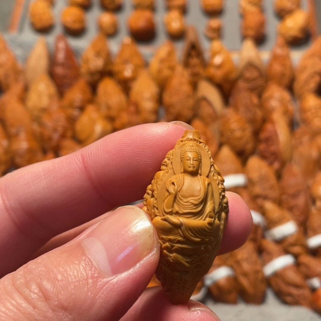 手串/手链橄榄核十八罗汉拜如来