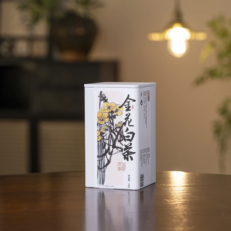 金花白茶100g一盒LQ2742