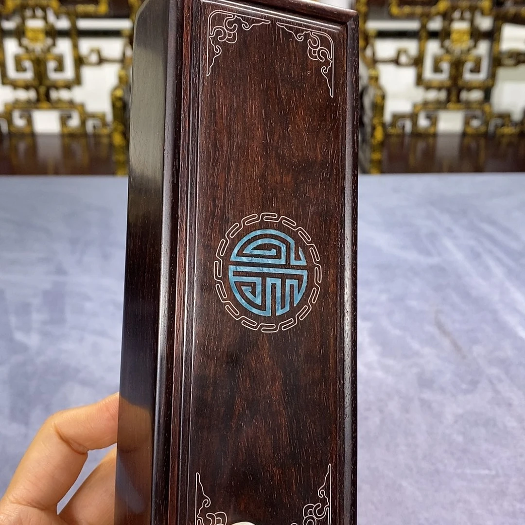 紫檀木类成套家具抽拉盒