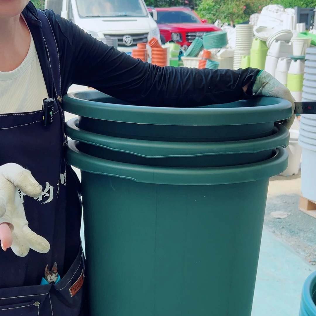 瑕疵四季盆9#墨绿3个无托