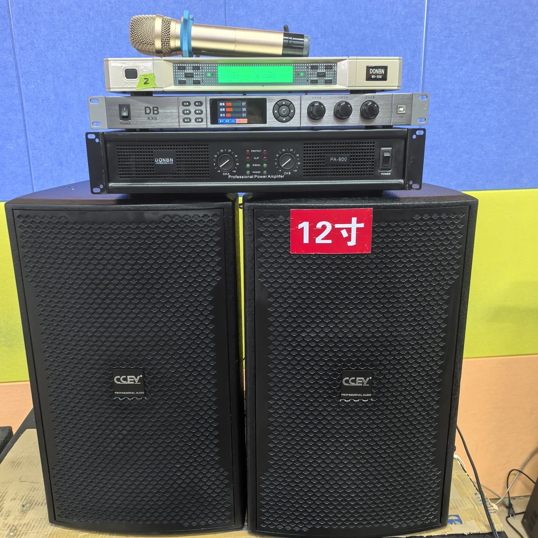 9新  以下，12寸音箱+东本PA800功放+DB前级+东本话筒。不包邮