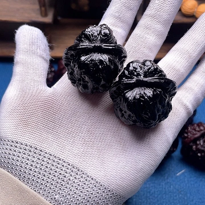 文玩核桃把件蛤蟆头秒