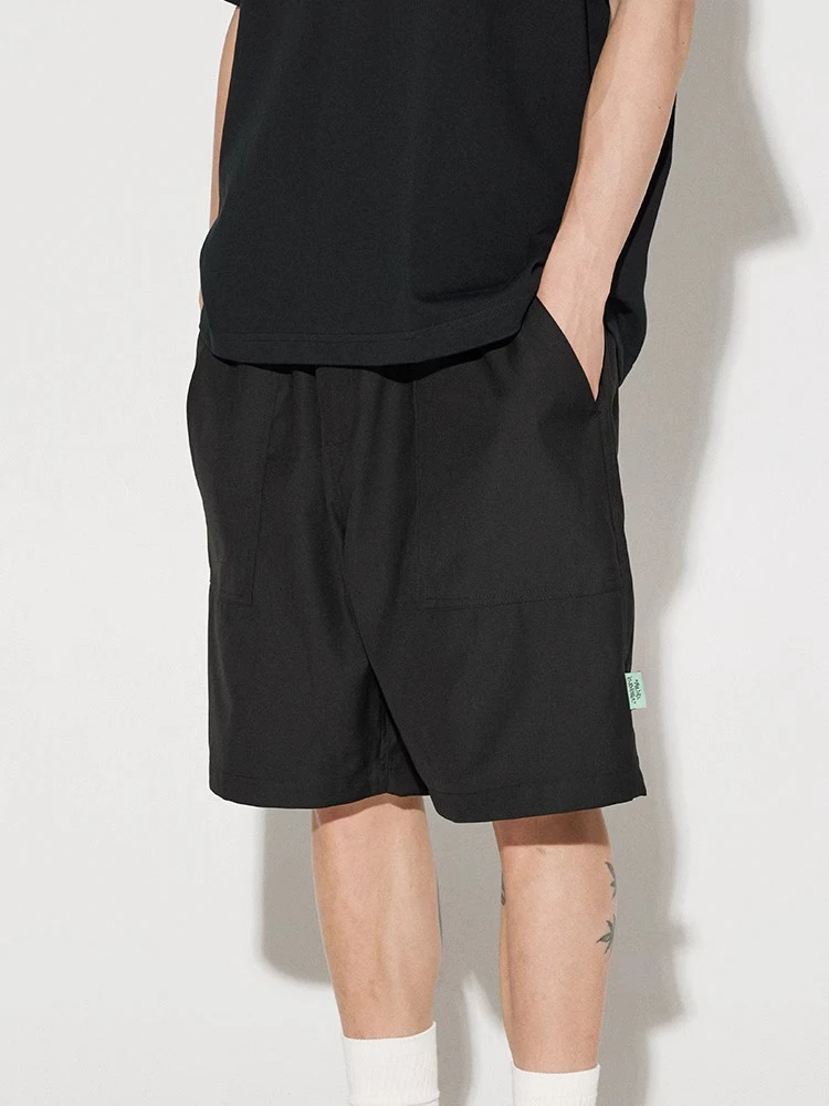 S|REOCHA热呈夏季短裤休闲裤中裤五分裤裤子宽松基础百搭短裤