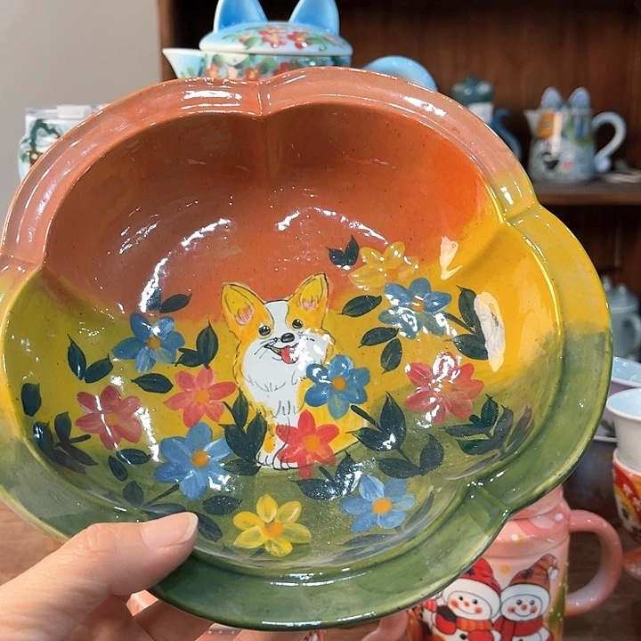 陶景德镇釉下手绘陶瓷