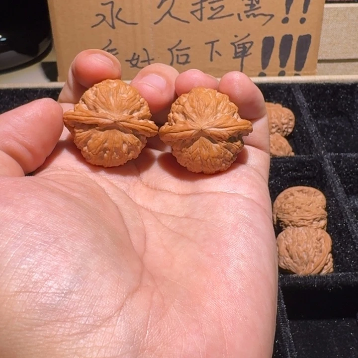 朱***明文玩核桃吊坠白狮子