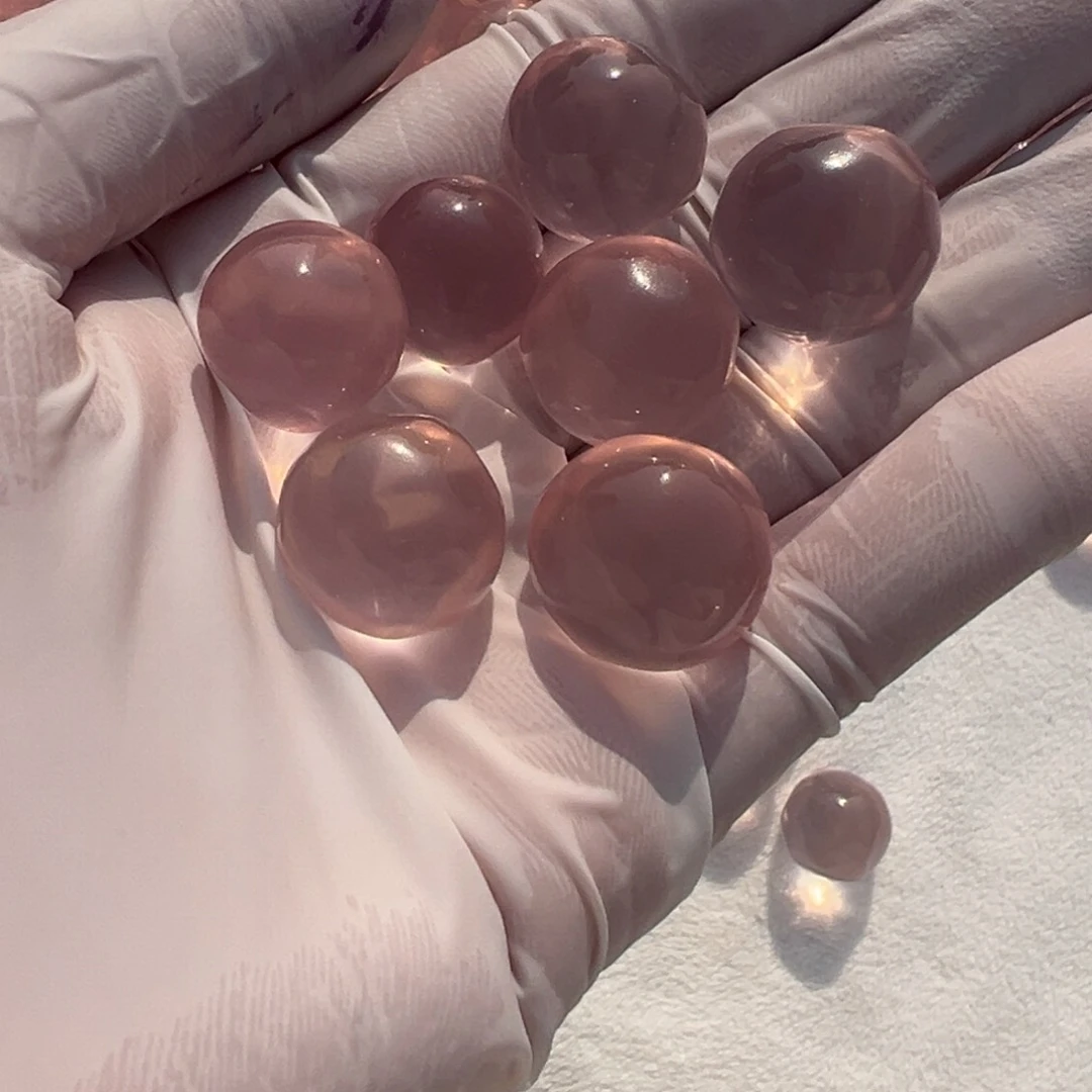 水晶粉水晶打孔定制不退换未镶嵌考***梵