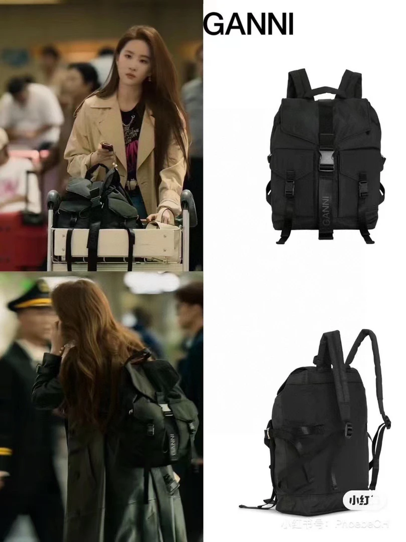 丹麦哥本哈根玫瑰的故事同款双肩包