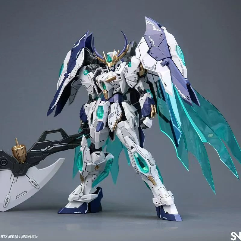 现货 SNAA兰斯洛特 巨鸣斧 圆桌骑士团 国创机甲拼装模型玩具