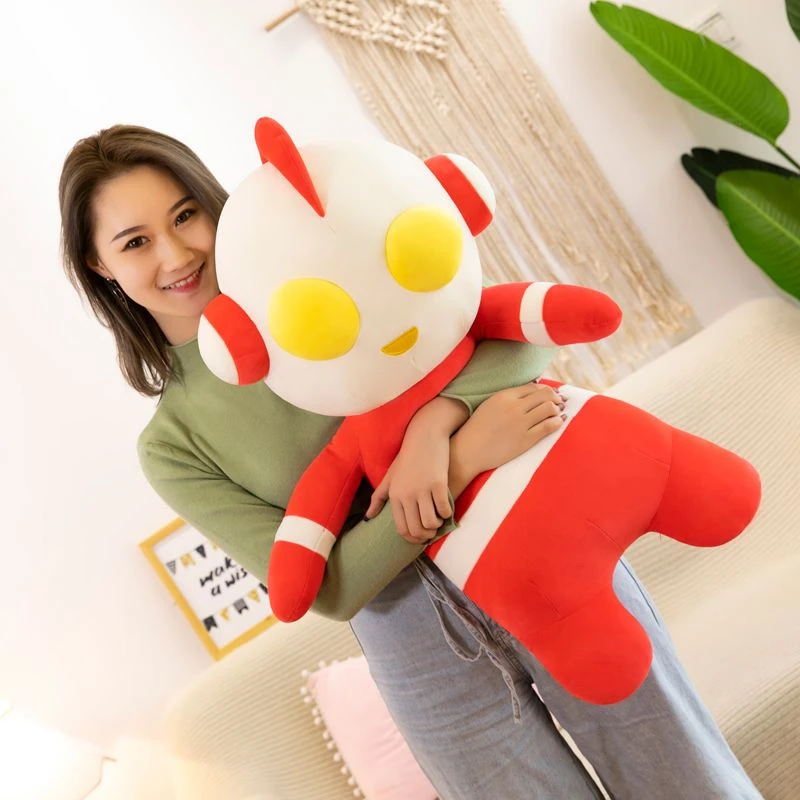 奥特曼公仔咸蛋超人毛绒玩具布娃娃男孩玩偶抱枕生日礼物儿童玩具